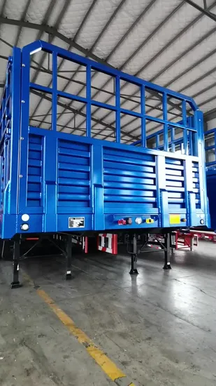 Cerca resistente / estaca / parede lateral / semi-reboque plano / reboque de caminhão de carga / reboque utilitário / semi-reboque de reboques/semi