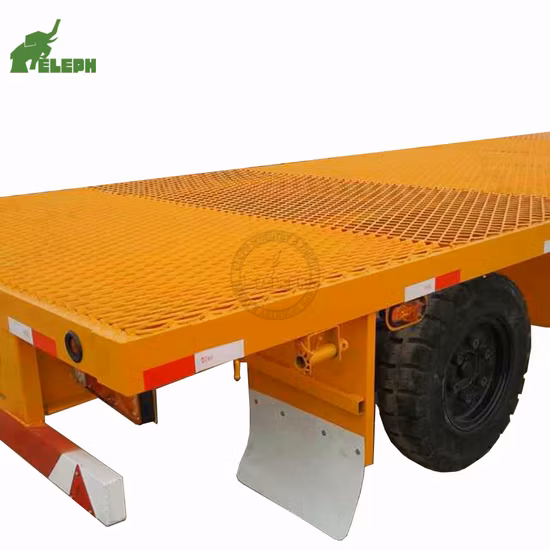 40 toneladas 2+2 eixos mesa giratória barra de tração reboque madeira/log transporte de carga com pilares de tubo