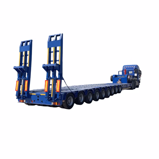 Preço de alta qualidade barato semi-reboque de caminhão reboque de cama baixa